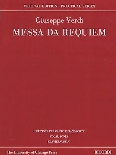 Messa da Requiem - Critical Edition Practical Series Vocal Score