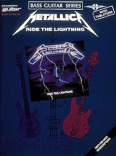 Metallica - Ride the Lightning* | Capital Music Gear