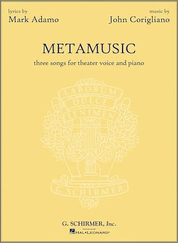 Metamusic - Three Songs for Theater Voice and Piano