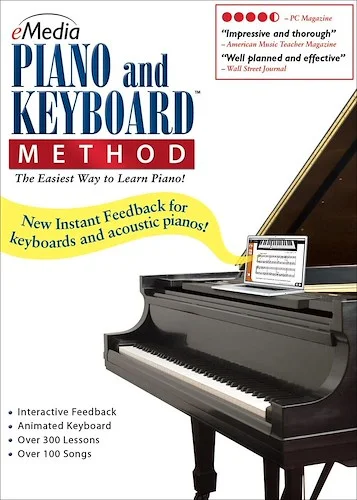 Metodo de Piano - Mac 10.5 to 10.14, 32-bit only (Download)<br>Metodo de Piano y Teclado eMedia Mac 10.5 to 10.14, 32-bit only