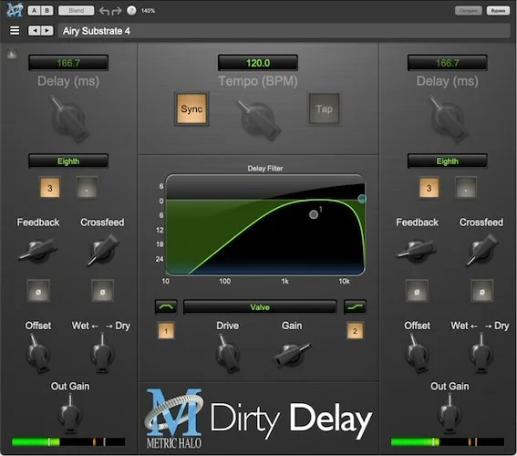 Metric Halo MH DirtyDelay v4 Download Plugin Software