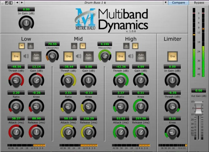 MH MultibandDynamics (Download)<br>MH Multiband Dynamics for AAX|Native, AAX|DSP, AU, VST, Mac/Win