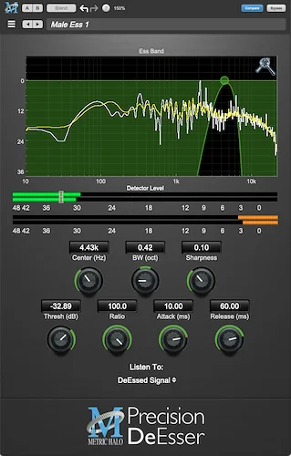 MH Precision DeEsser v4 (Download) <br>A Surgical Strike On Sibilance