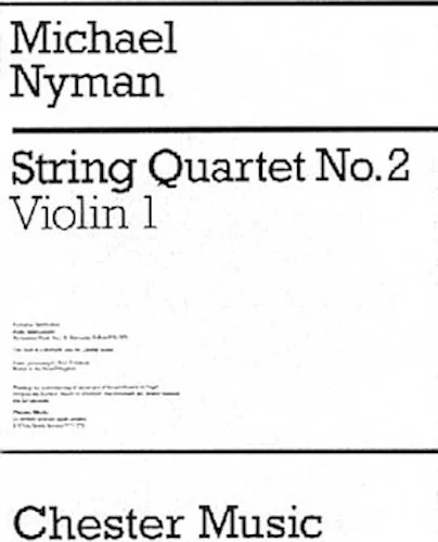 Michael Nyman: String Quartet No. 2 Parts