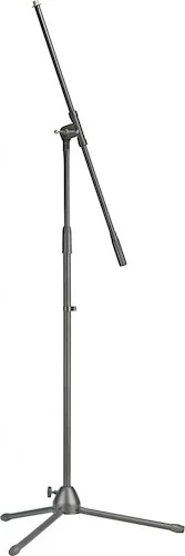 Microphone boom stand with folding legs