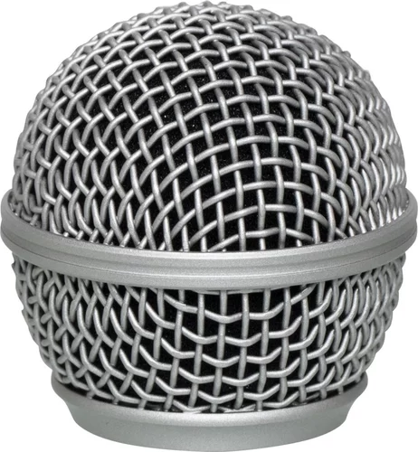 Replacement mesh grille for microphone w/ spherical head