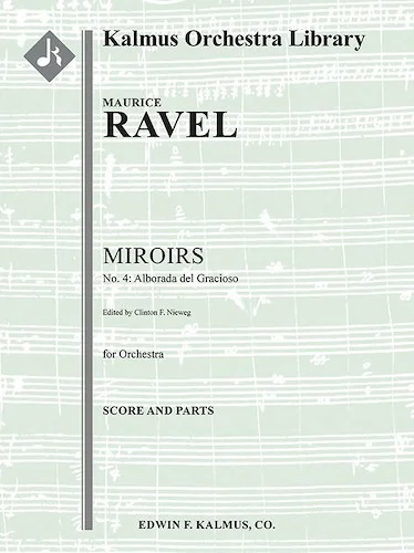 Mirroirs No. 4: Alborada del Gracioso (composer's transcription)