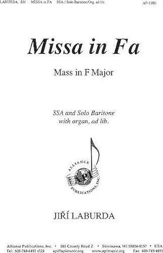 Missa in Fa - Mass in F Major