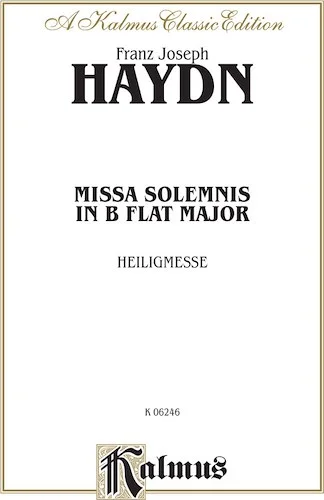 Missa Solemnis in B-flat Major (Heiligmesse)