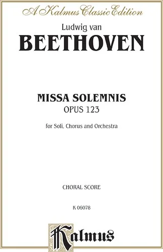 Missa Solemnis, Opus 123