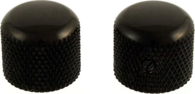 MK-3150 Short Metal Dome Knobs<br>Black