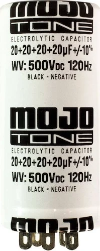 Mojotone 20uF X 4 500V Electrolytic Multi-Section Can Capacitor<br>