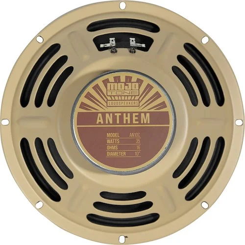 Mojotone Anthem 10" 35W Guitar Speaker 16 Ohm