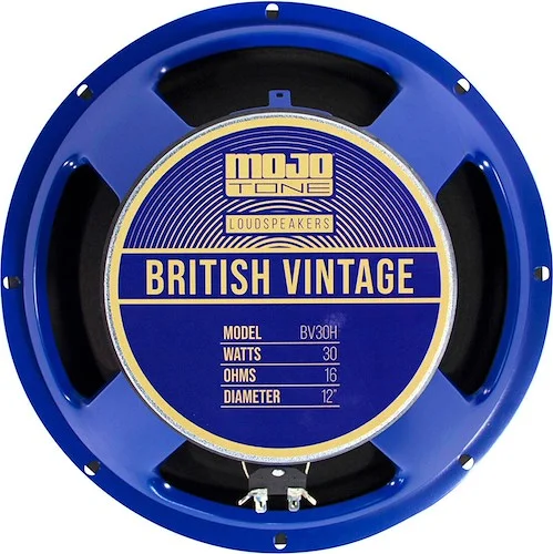 Mojotone BV-30H 12" British Vintage 30W Speaker 16 OHM<br>