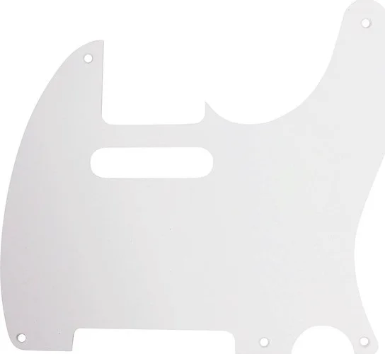 Mojotone Electric Guitar Pickguard For Tele 5 Hole White 1 Ply<br>