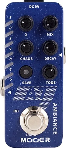 Mooer Micro Series Pedal, A7 Ambience Reverb