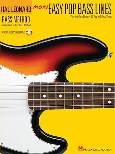 More Easy Pop Bass Lines - Play the Bass Lines of 20 Pop and Rock Songs