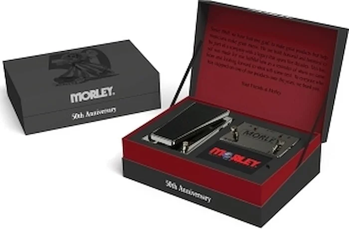 Morley 50th Anniversary Limited Edition Chrome Boxed Set - Chrome Mini Power Wah and ABY Pedals Bundle