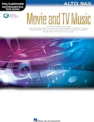 Movie and TV Music for Alto Sax - Instrumental Play-Along  Series