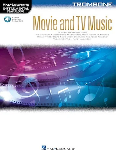 Movie and TV Music for Trombone - Instrumental Play-Along  Series