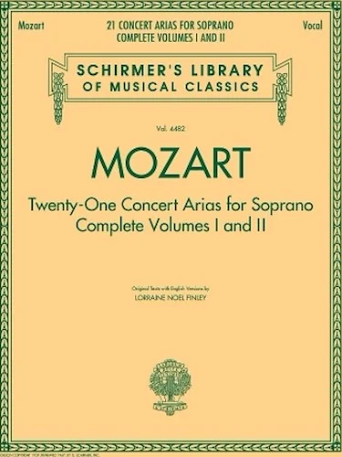 Mozart - 21 Concert Arias for Soprano - Complete Volumes 1 and 2
