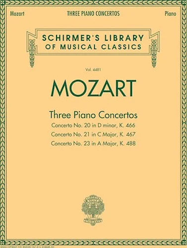 Mozart - 3 Piano Concertos