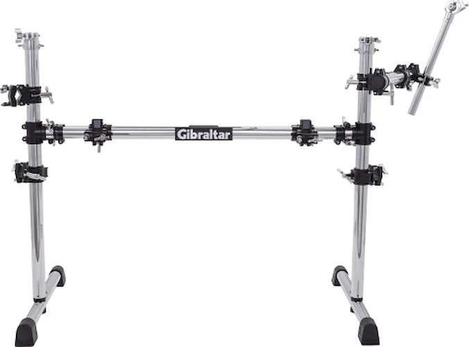 Multi-Purpose Rack E-Drum Pack - E-Drum Bundle with Clamps for 3 Cymbals, 4 Pads & Module Mount