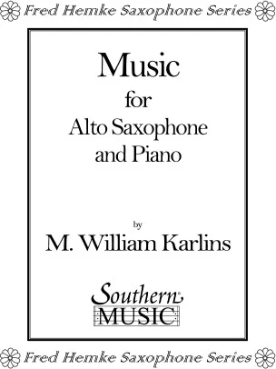 Music for Alto Saxophone and Piano