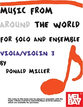 Music From Around The World For Solo & Ensemble, Viola-Violin<br>Volume 3