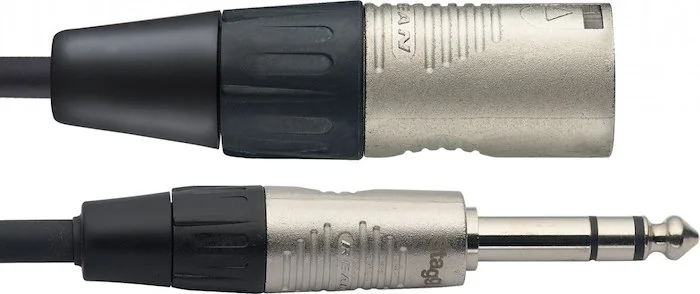 N series audio cable, jack/jack (m/f), stereo, 1 m (3')