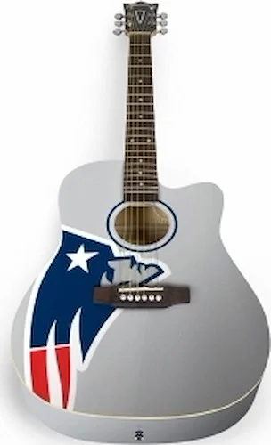 New England Patriots Acoustic Guitar
