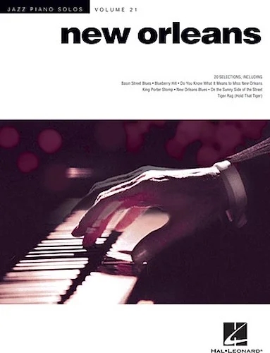 New Orleans Jazz Piano Solos