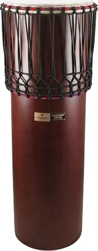 Ngoma Drum with Traditional Dark Brown Finish - Model TDD-NGD SI