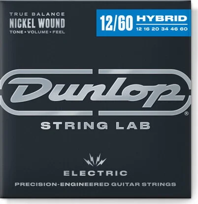 NICKEL WOUND ELECTRIC GUITAR STRINGS 12-60