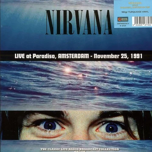 Nirvana - Live At Paradisio, Amsterdam, November 25, 1991 (180g) (Colored vinyl (turquoise))