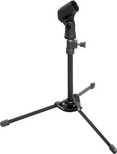 "Nu-Era" Lightweight Tabletop and Kick Drum Mic Stand - Mic Stand with Mic Clip and Bag, KB810 Model
