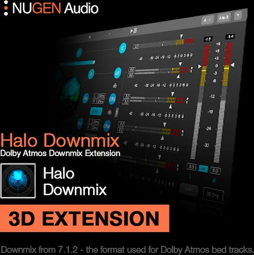 NUGEN Halo Downmx 3D extension (Download)<br>Dolby Atmos Downmix Extension