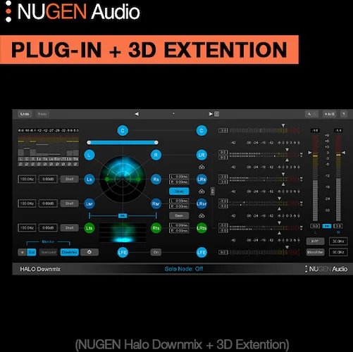 NUGEN Halo Downmx w 3D extension (Download)<br>Downmix from Dolby Atmos