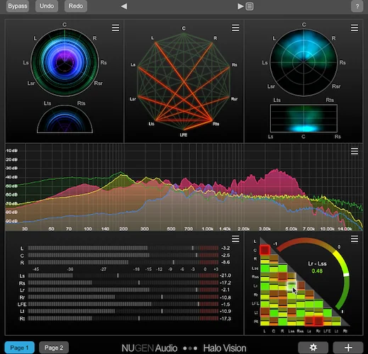 NUGEN HaloVision (Download)<br>HaloVision is a customizable, real-time visual analysis suite for surround and immersive audio