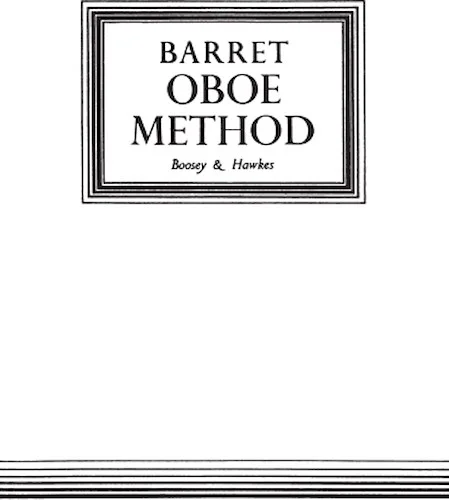 Oboe Method - Original Edition
