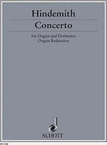 Organ Concerto Arr For Solo Organ