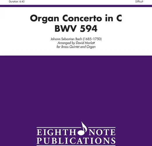 Organ Concerto in C BWV 594