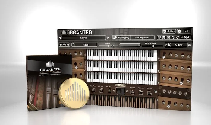 Organteq (Download) <br>New generation of physically modelled pipe organs