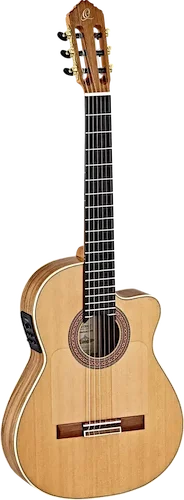 Ortega Ben Woods Signature Flamenco Acoustic-Electric Guitar Natural