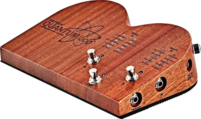 Ortega Guitars QUANTUMloop Looper Pedal w/ Multi Digital Percussion - Stomp Box, 16 Built-in Samples & 4 Customizable User Sample Slots