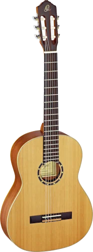 Ortega Guitars R131 Family Series Pro Nylon Classical 6-String Guitar w/ Free Bag, Solid Canadian Western Red Cedar Top and Mahogany Body, Natural Satin Finish