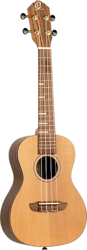 Ortega Guitars Timber Series Concert Size Ukelele Natural Finish w/ Deluxe Bag