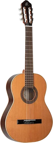 Ortega Guitars Traditional Series 7/8 Size Guitar Solid Cerda/ Grenadillo Natural