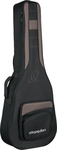 Ortega Pro Series Resonator Guitar Bag, Black/Brown