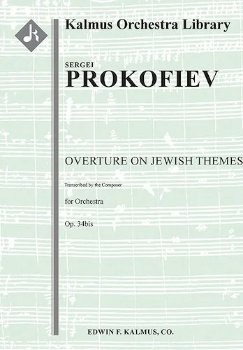 Overture on Jewish Themes, Op. 34bis [composer's transcription]<br>